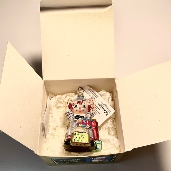 Rare 1998 Kurt Adler Polonaise Collection Raggedy Andy Glass Ornament AP 1514 - Picture 12 of 13